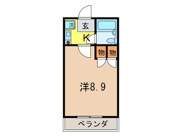 宇佐美ビルの物件間取画像